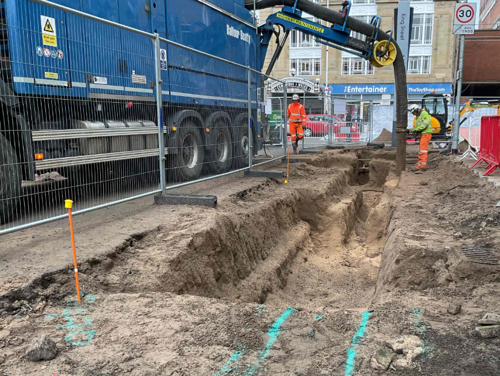A progress picture of King Street - February 2025