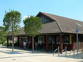 a photo of the outside of Bootle Library