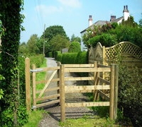 Decorative Image of a Gate in Ince Blundell