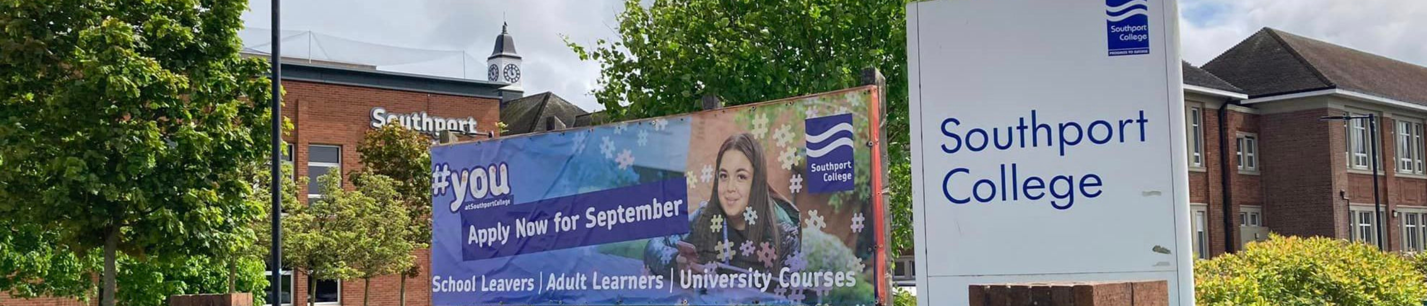 A photo of Southport College on Mornington Road in Southport