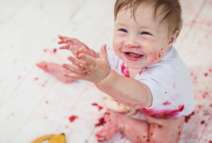 Child with food