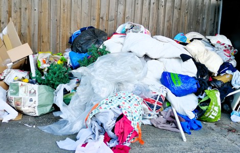 Fly-tipping at Kirkstone Road North