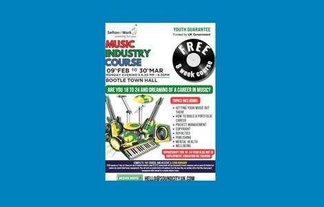 Music Industry course flyer